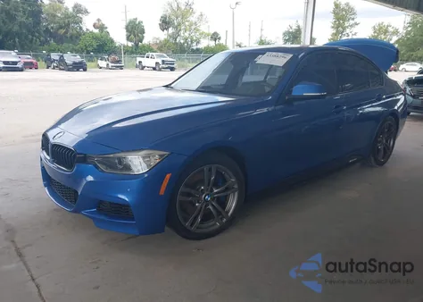 2015 BMW 335I из США, поврежденный, VIN WBA3A9G50FNS66367